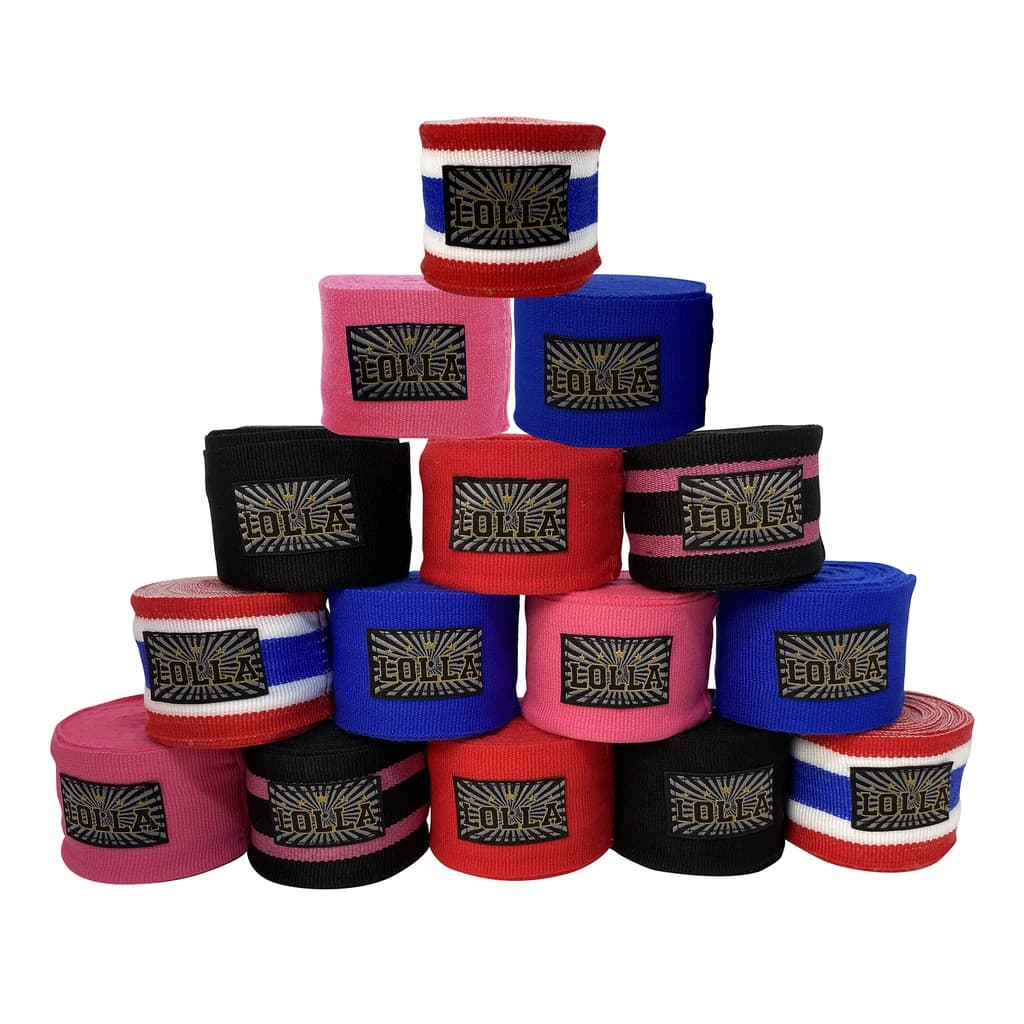 Bandagem Elástica Muay thai - Kickboxing - Boxe - Atadura - Muaythai - 4m - Lolla