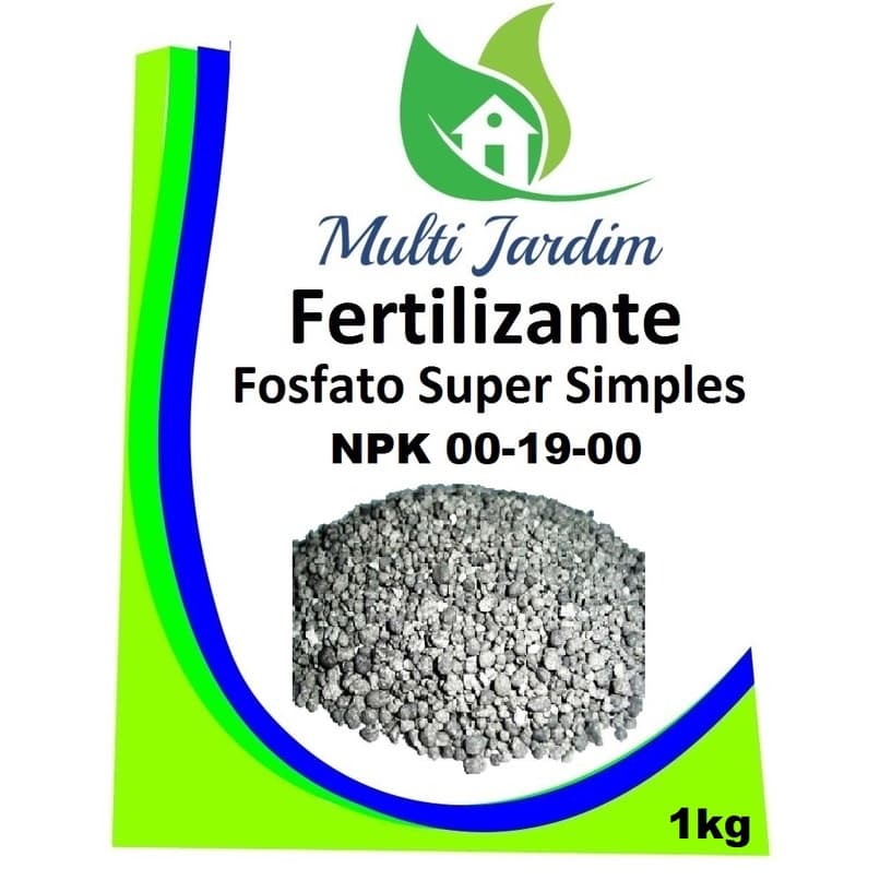1kg Super Simples npk 00-19-00 Adubo Fertilizante Flores Frutas Rosa do Deserto