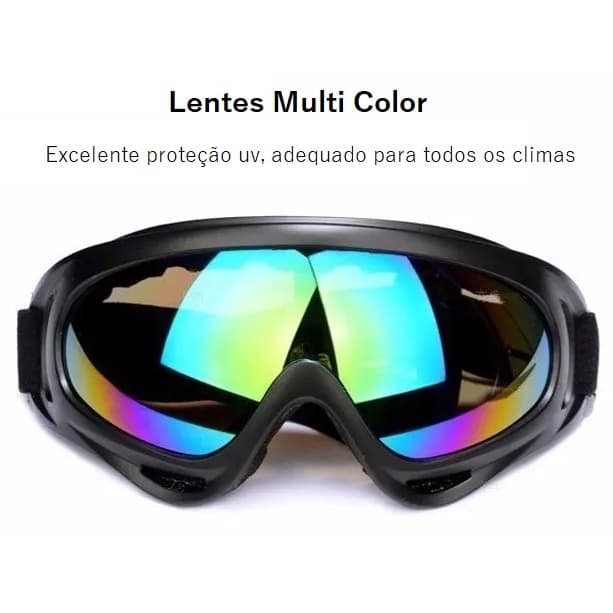 Óculos Multicores Jet Ski Snowboard Motocross Moto