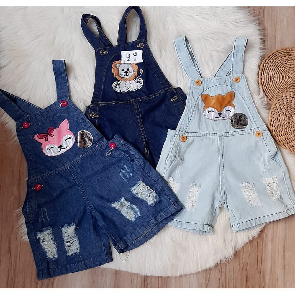 Jardineira Jeans (Masc e Fem) LINDA! Só Hoje!!