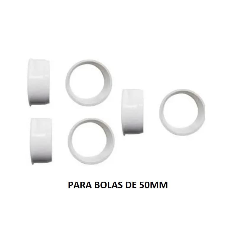 Jogo Caçapa Plástica Bilhar Snooker Sinuca Bola 50 Mm