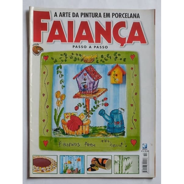 Revista A Arte Da Pintura Em Porcelana Faiança Passo A Passo