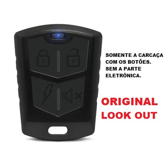 Capinha Carcaça Para Controles 4 Botão Alarmes Look Out.