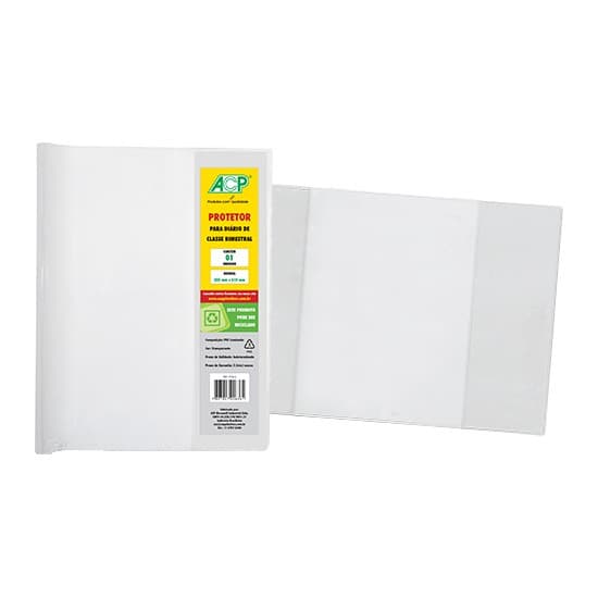 Capa Protetora Em PVC para cadernos escolar 1/4