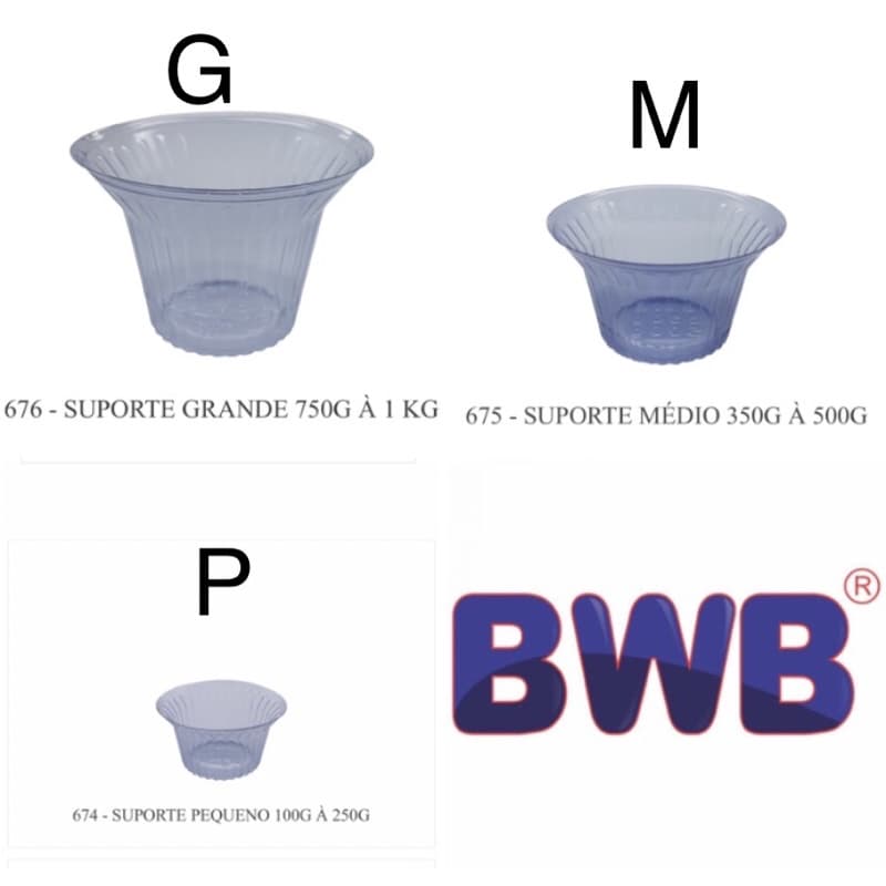 KIT 10~80 suporte pé de ovo BWB de Páscoa base de ovo de Páscoa bwb P,M ou G a escolha (CHOCO)