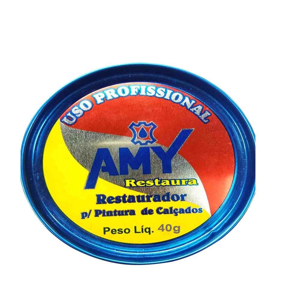 graxa para sapato, couro restaurador amy 40g