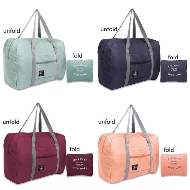 Bolsa mala para viagem dobrável impermeável com grande capacidade e alça 1998