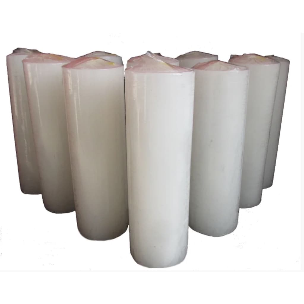 Vela 7 Dias Atacado  260g Branca 20 Unidades