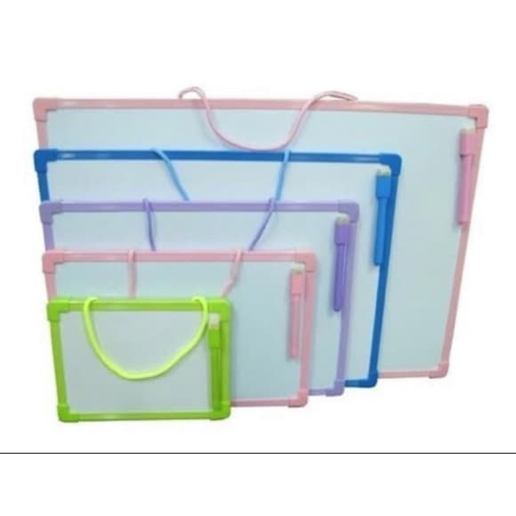 Lousa Quadro Branco Magnético Moldura Apagável C/Caneta E Imã 20x30/30x40/35x50cm