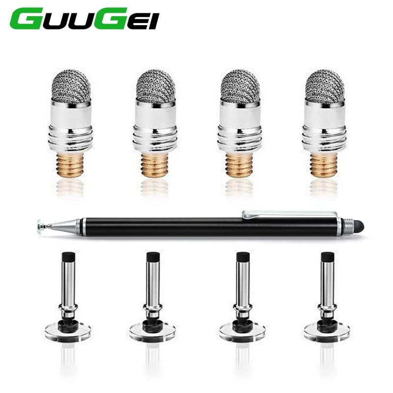 Guugei Ponta de disco de substituição Ponta de caneta de toque de fibra Acessórios de substituição