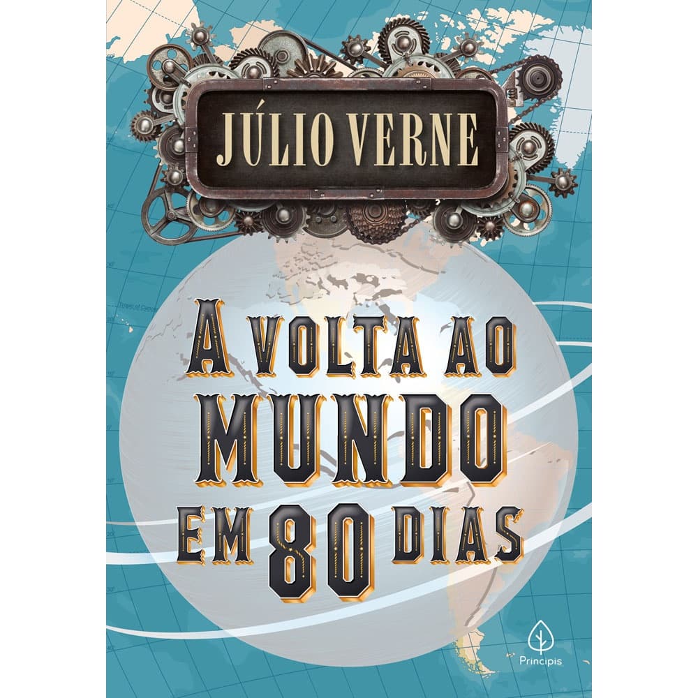 Livro - A volta ao mundo em 80 dias - Principis