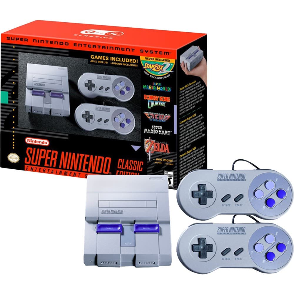 Super Nintendo Classic Edition Versão 16 Bit +21 Jogos