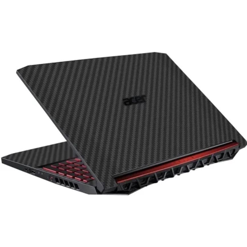 Skin Adesivo  Notebook Acer Nitro 5 AN515 – 43 - 44, AN515 – 53, – 54 FIBRA DE CARBONO PRETO