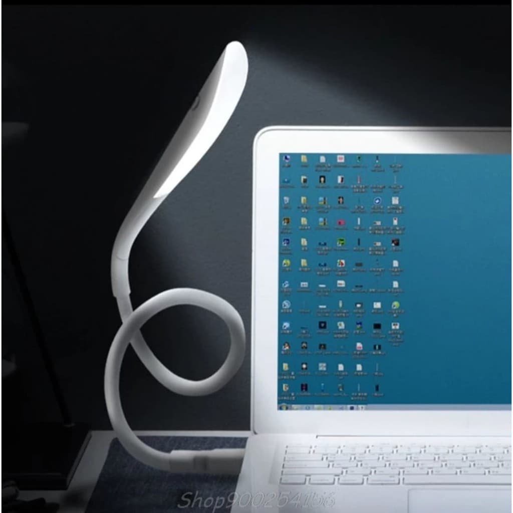 Luminaria Notebook Led Usb Flexível Mini Silicone Abajuar Portátil Luminaria