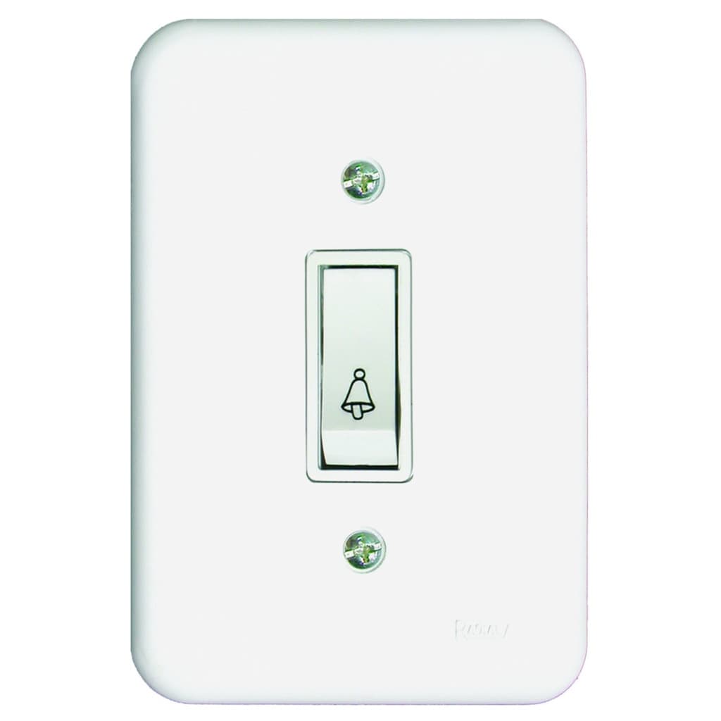 Conjunto 4x2 1 Interruptor Campainha 10A 250V Linha Pollar Radial