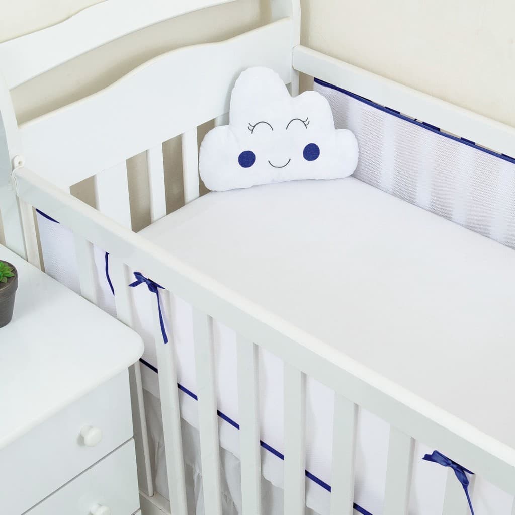 Jogo De Tela Respirável Para Laterais De Berço Americano