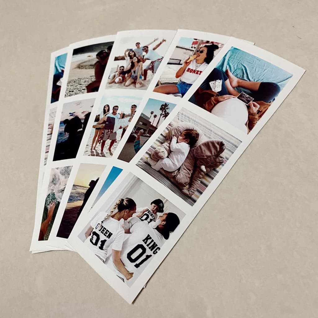 Kit de Tirinha de Fotos Personalizada 5x15 | Cabine Fotográfica | Revelação | Impressão | Alta Qualidade | Envio Rápido