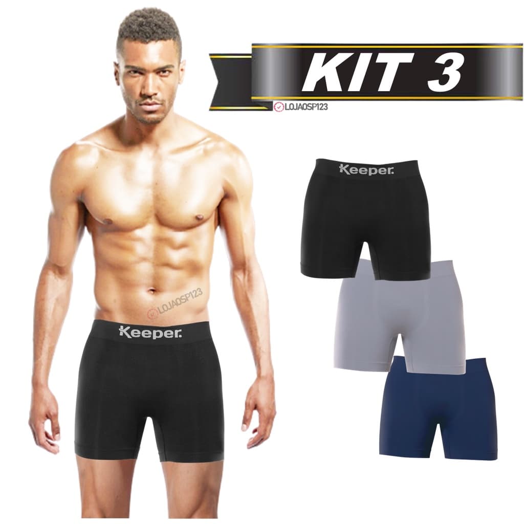 Kit 3 Cueca Térmica Anti Assadura para Treinos, Esportes e Dia Dia