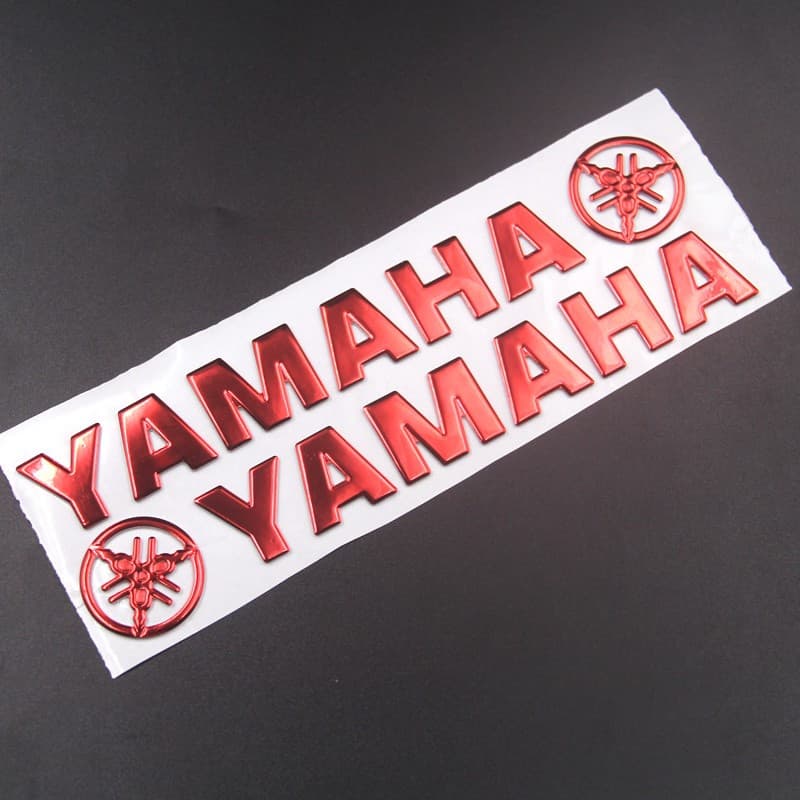 Adesivo 3D De Motocicleta Emblema yamaha Logotipo 3D Styling Sticker