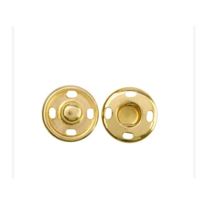 Colchete Pressão Dourado