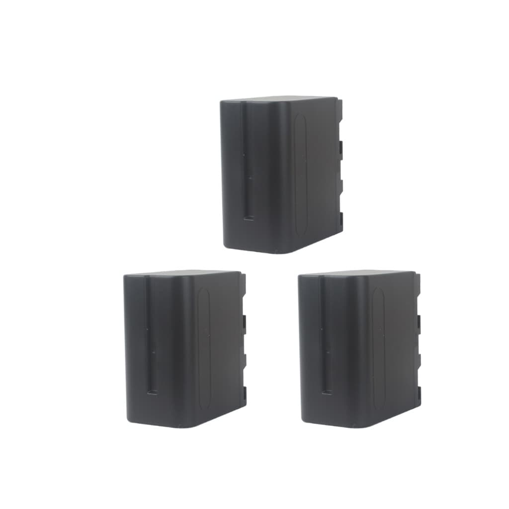 3bateria Np-f960 f970 7.4v Pra Filmadora Iluminador Led Yongnuo