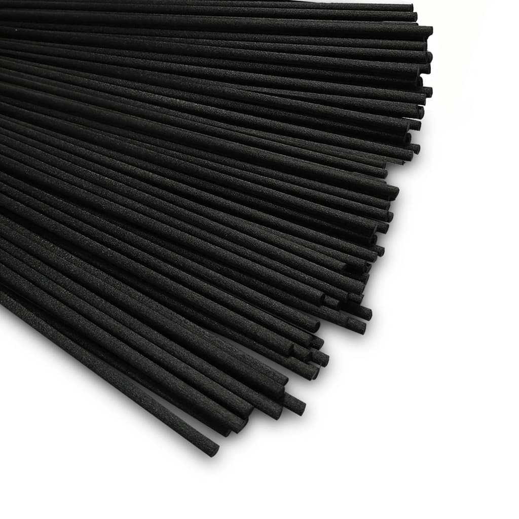 Vareta Para Aromatizador Difusor Em Fibra 4mm 25cm Preta 10 Unidades