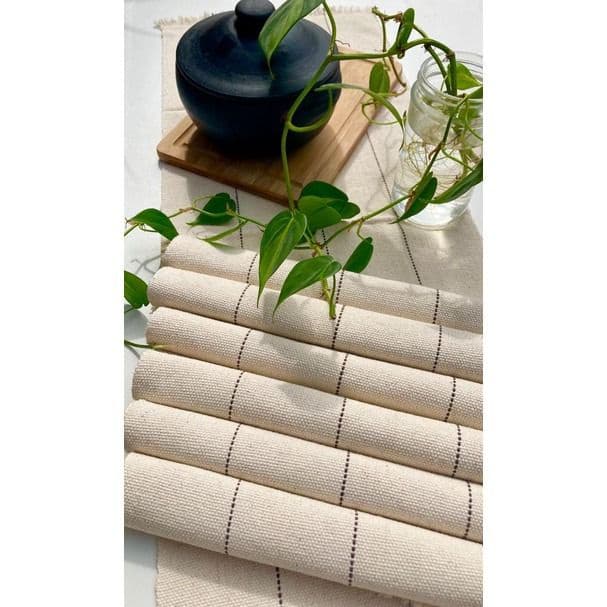 Jogo Americano 7 peças em Tear lindissimo.