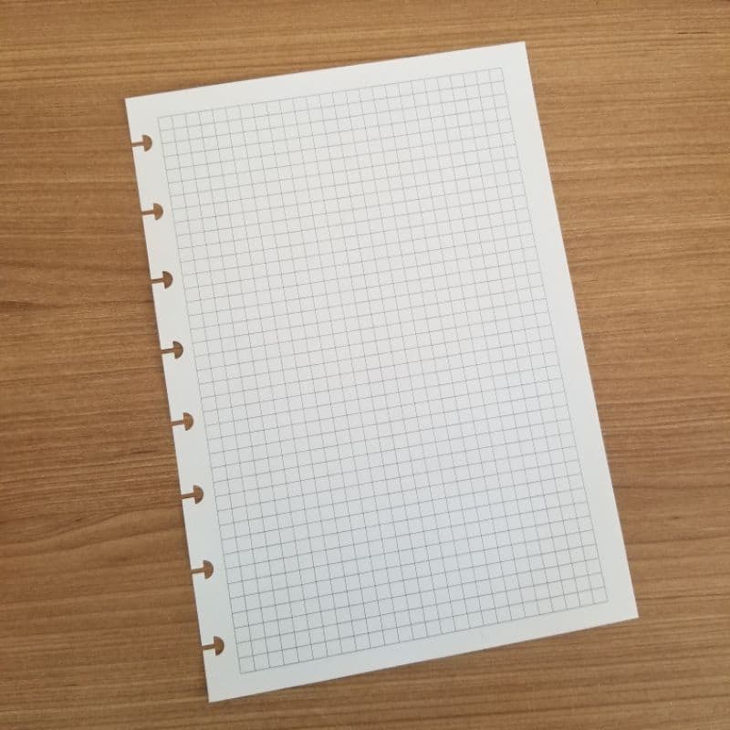 Refil Quadriculado 90g para caderno de disco inteligente