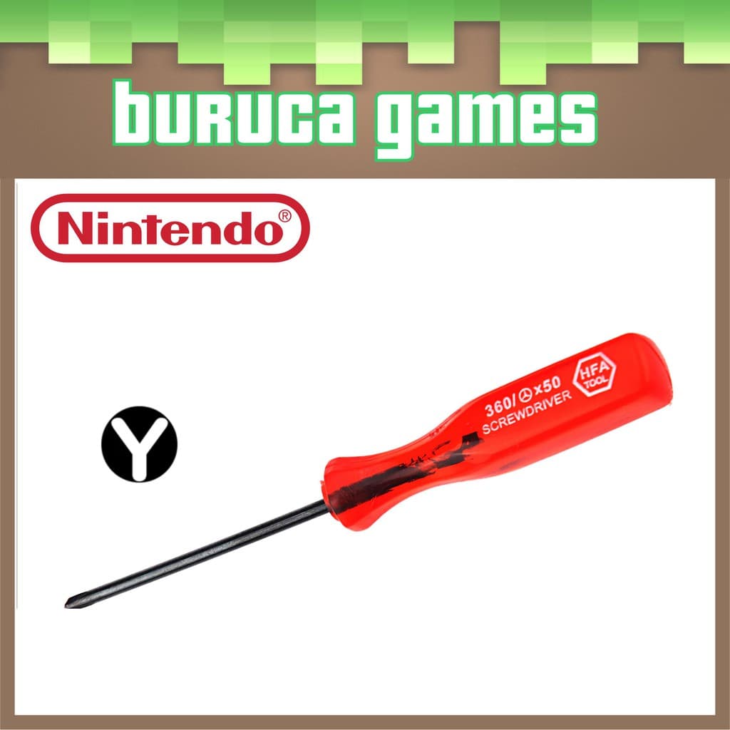 Chave Tri-Wing Y 2.5 mm para consoles, controles e cartuchos da nintendo