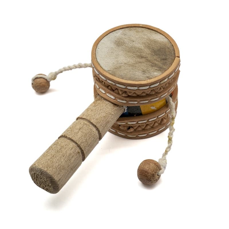Instrumento Cabulete Tambor Pele Couro Pequeno