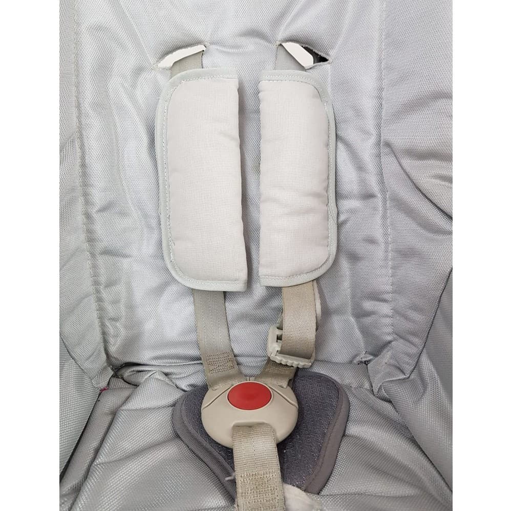 Par de Protetor de Cinto para bebe conforto e para carrinho na cor Cinza