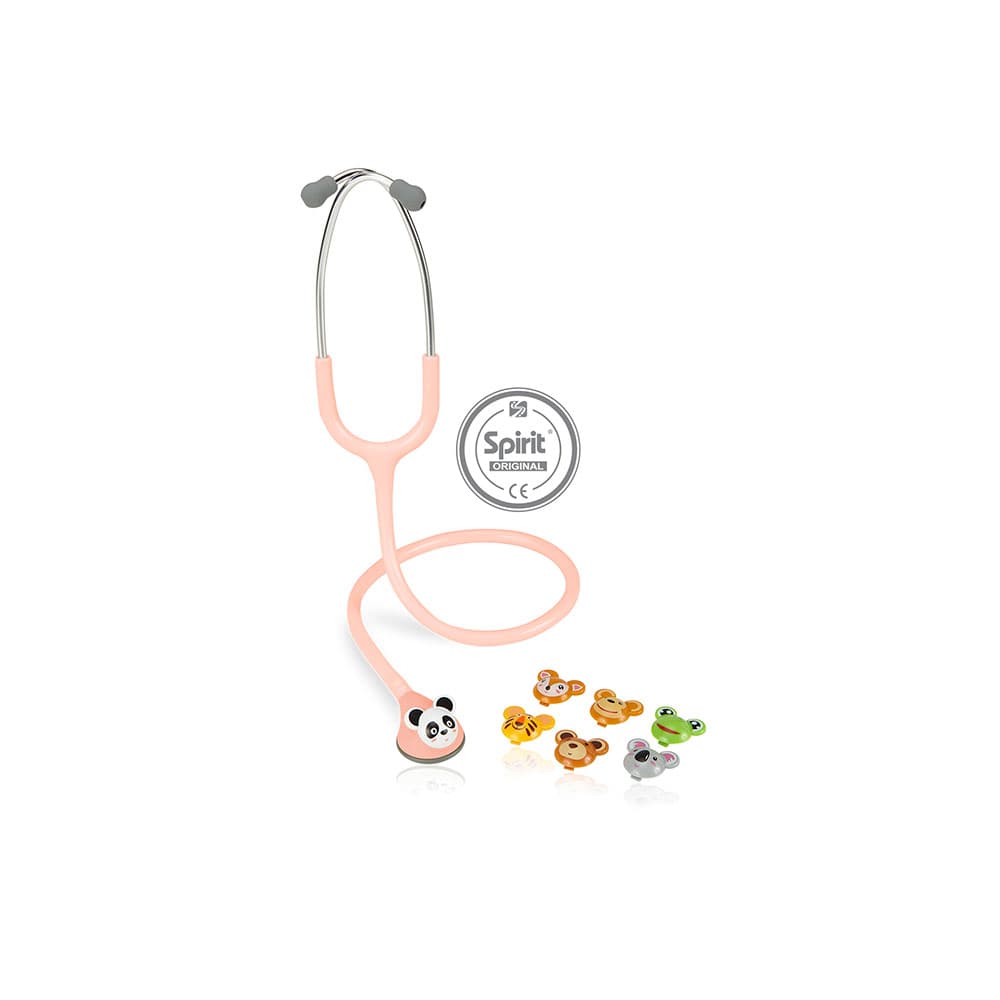 Estetoscópio Pediátrico Spirit Master Lite Fun animal - Diafragma Sintonizável - Garantia 2 Anos