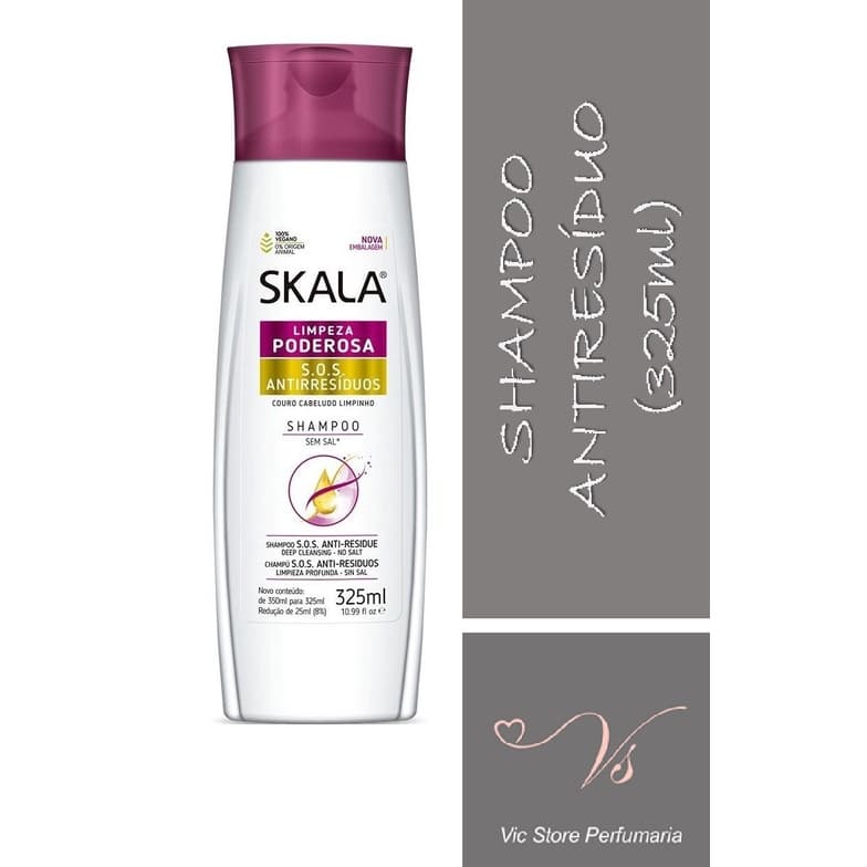 Shampoo Anti-Resíduos Skala Limpeza poderosa 325ml