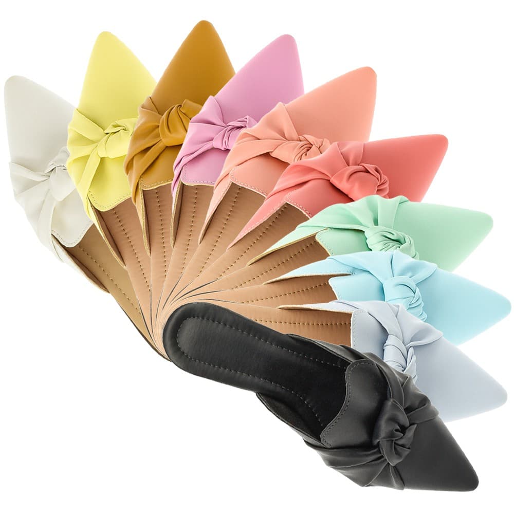 Mule Bico Fino Nó Love On Feet Shoes 34 Ao 40