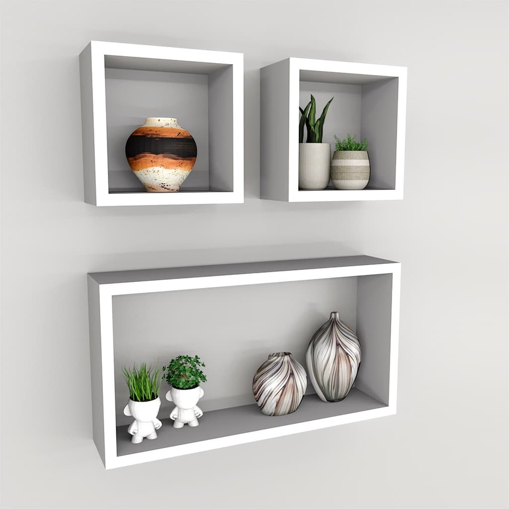 Nicho Retangular Kit  Decoração Sala, Banheiro, Quarto e Cozinha
