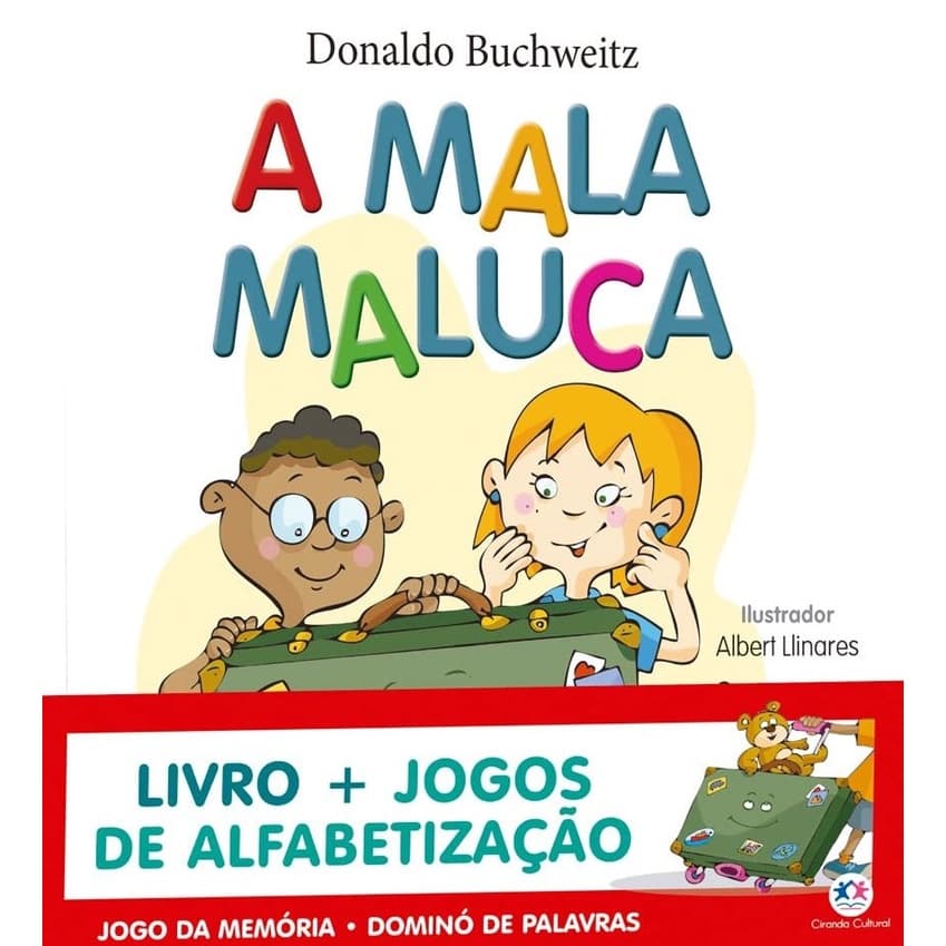 A Mala Maluca - Livro + Jogos de Alfabetização
