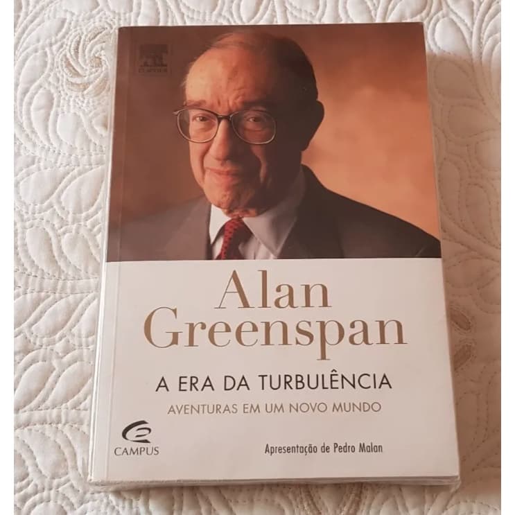 Livro Alan Greenspan A Era Da Turbulencia Novo Lacrado
