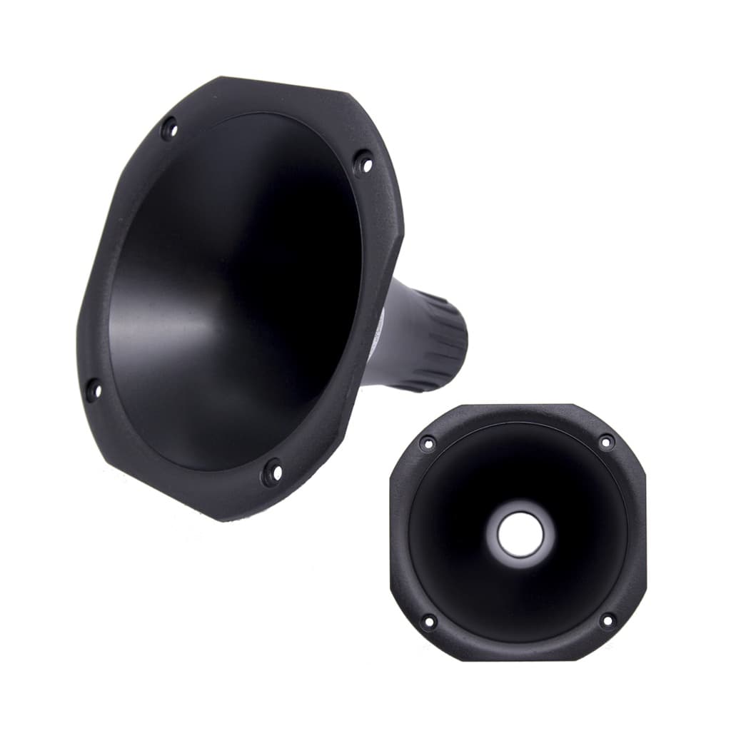 Corneta Curta Para Caixa de Som Selada Automotiva LC1450 Preta