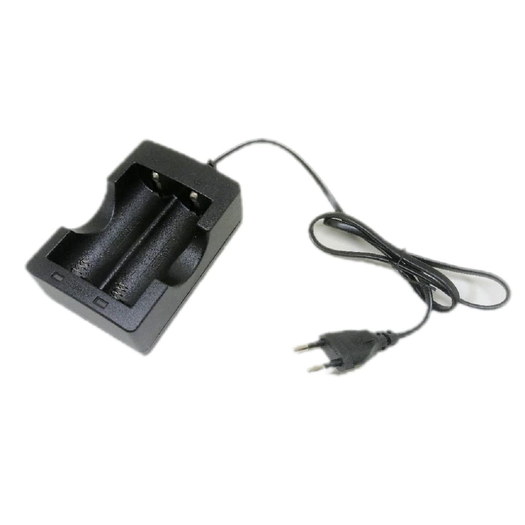 Carregador Duplo Para Bateria 18650 Bivolt