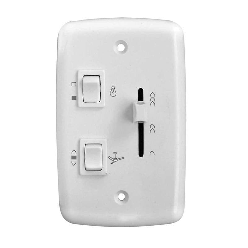 Controle Chave Para Ventilador De Teto 4x2 Deslizante Bivolt 110V / 127V / 220V 1 Interruptor de Luz