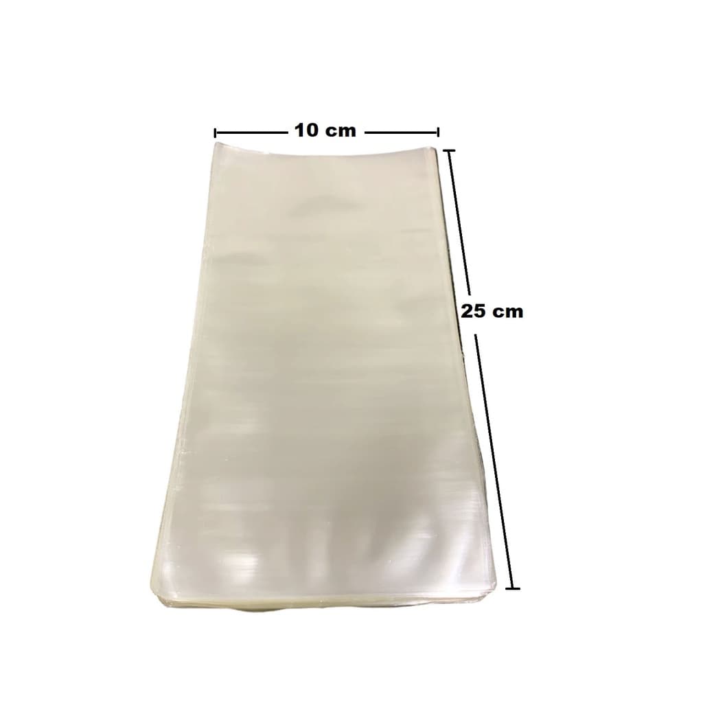 Saco Saquinho Transparente 10x25 PP Celofane 100 Unidades