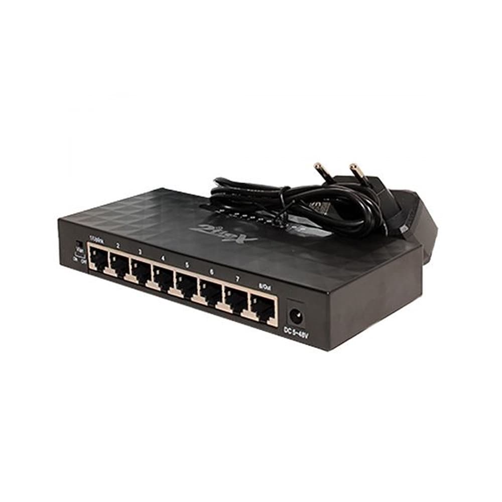 Switch 8P Portas Gigabit 10/100/1000 Vlan 2F-N10008G -  2flex 