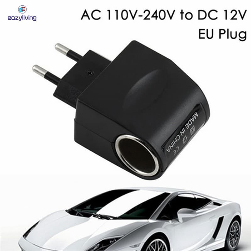 Soquete De Isqueiro De Energia 220V 12V Carregador De Carro Ac Dc Adaptador