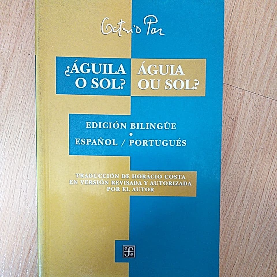 Livro : Águia ou Sol ? Edição Bilíngue
