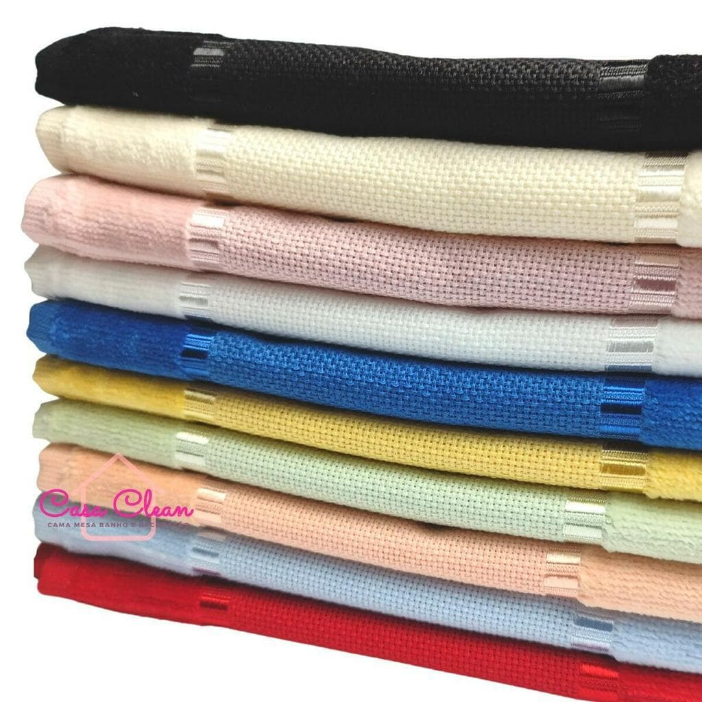 Toalha Lavabo Bella Dohler para Bordar Ponto Cruz 30x45 cm