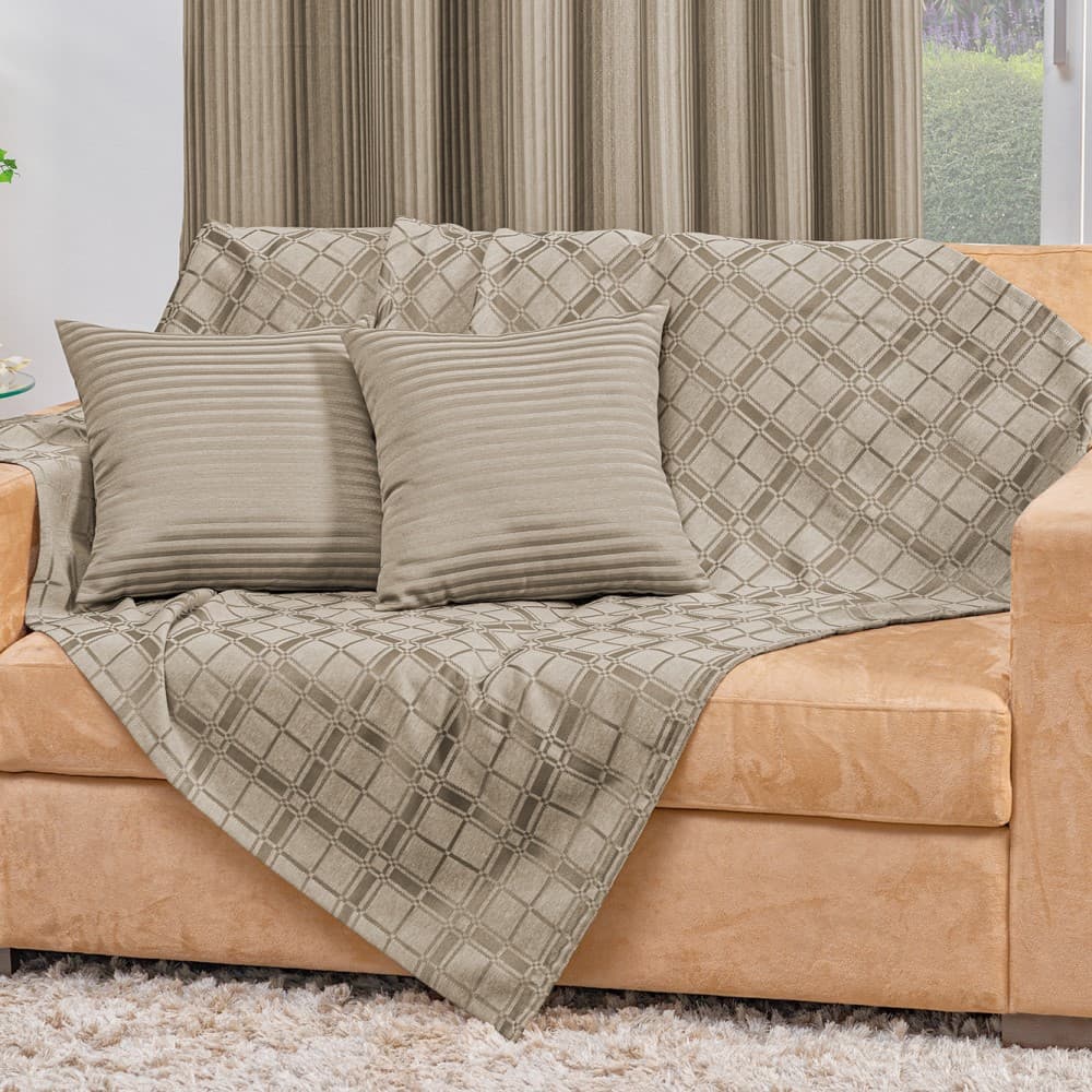 ELEGANCE XALE PARA SOFÁ 5 PÇS TECIDO JACQUARD