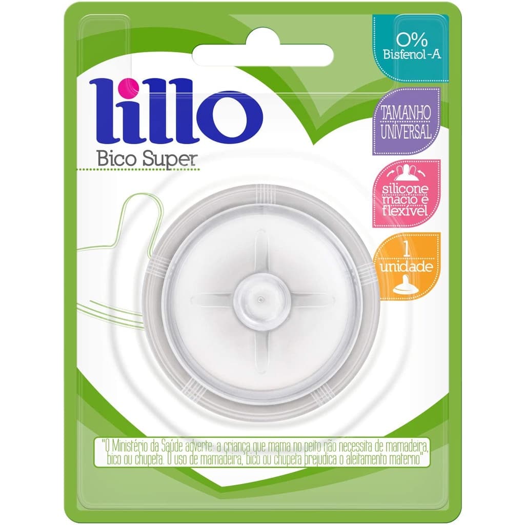 Bico De Mamadeira Lillo Super Silicone