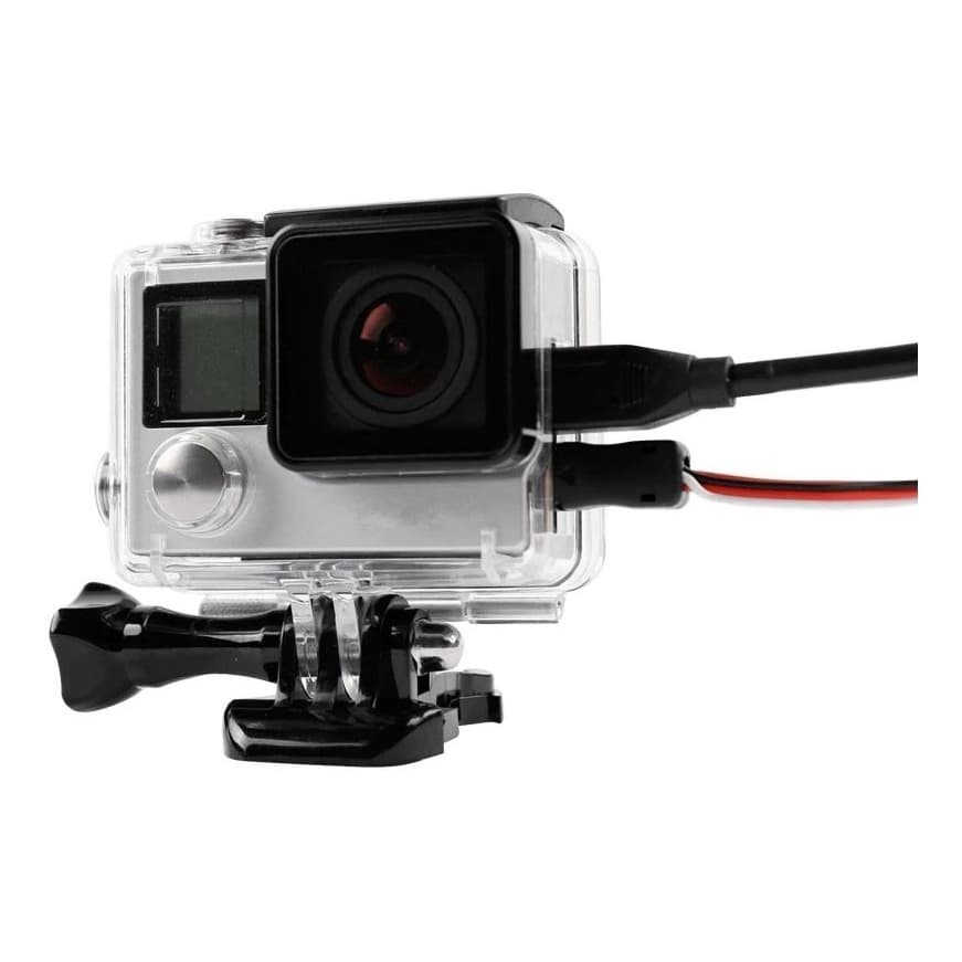 Case Estanque Go Pro Hero 4 3+ Abertura P/ Fone Acrilico