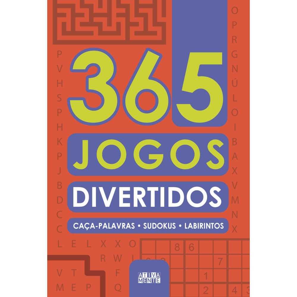 Livro - 365 jogos divertidos - Capa comum - Ativamente