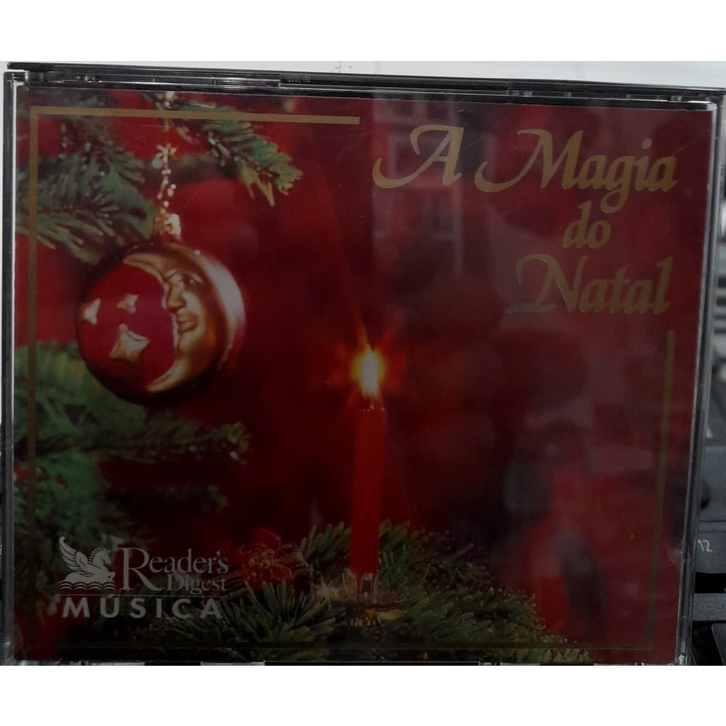 BOX COM 4 CDS-A MAGIA DO NATAL-READERS DIGEST MUSICA-CONSERVADO